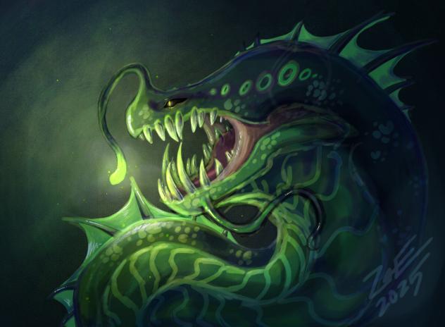 Deep Sea Angler Serpent
