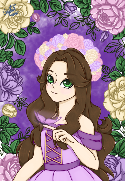 The Girl in the Flowers
