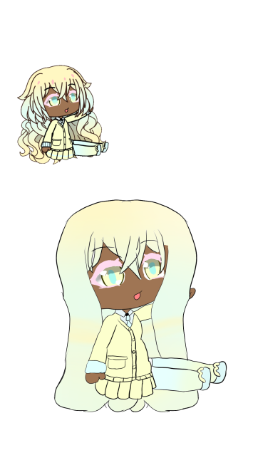 Drawing dreaming girl