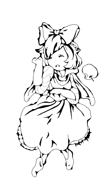 白雪姫 線画