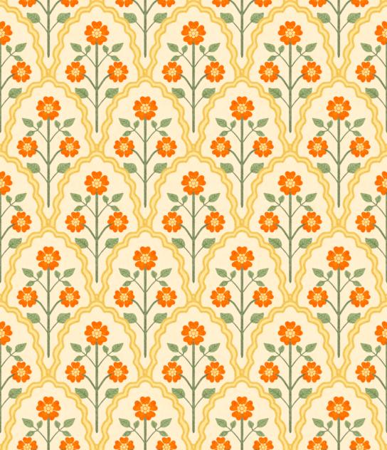 Mughal floral pattern 3