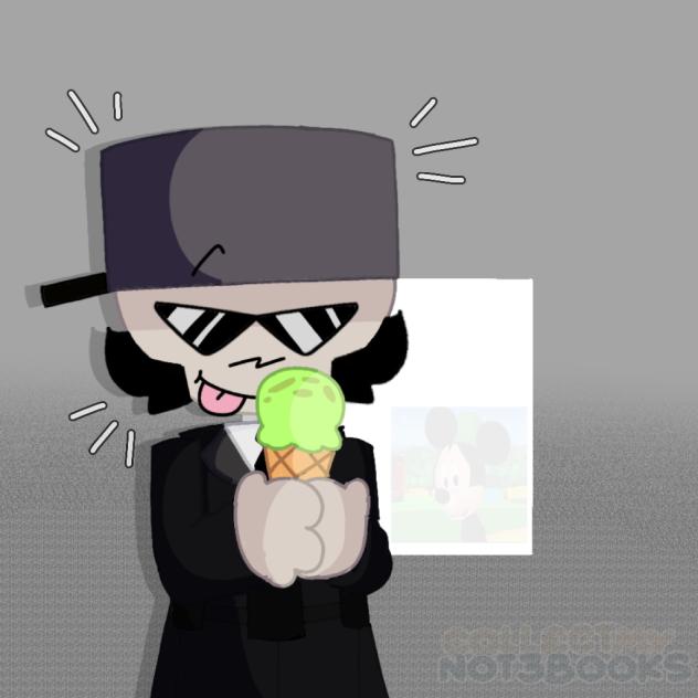 Potterson with..pistachio ice cream.
