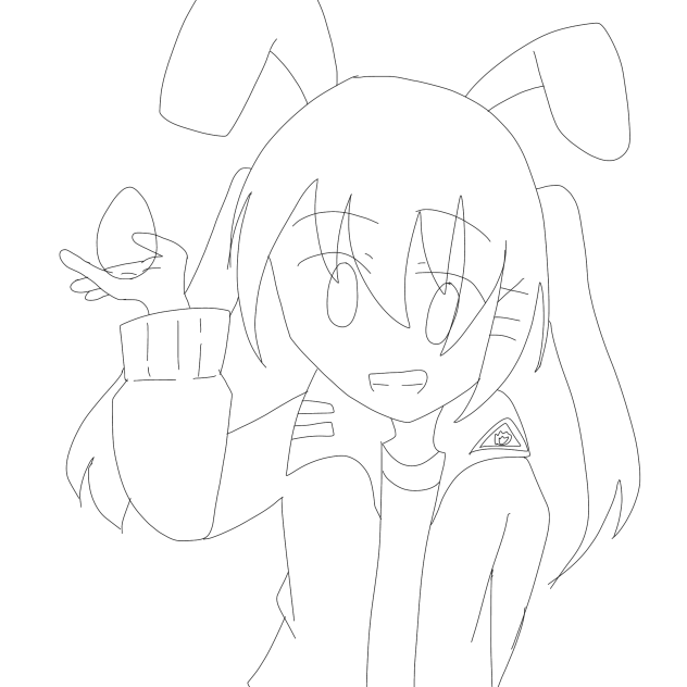線画！