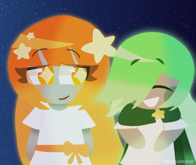 Eos and Zephyr 🧡💚