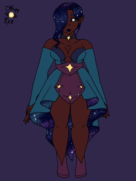 DND Celestial Patron OC (Human Form)