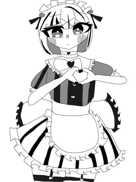 あくまで自分の絵のトレースです