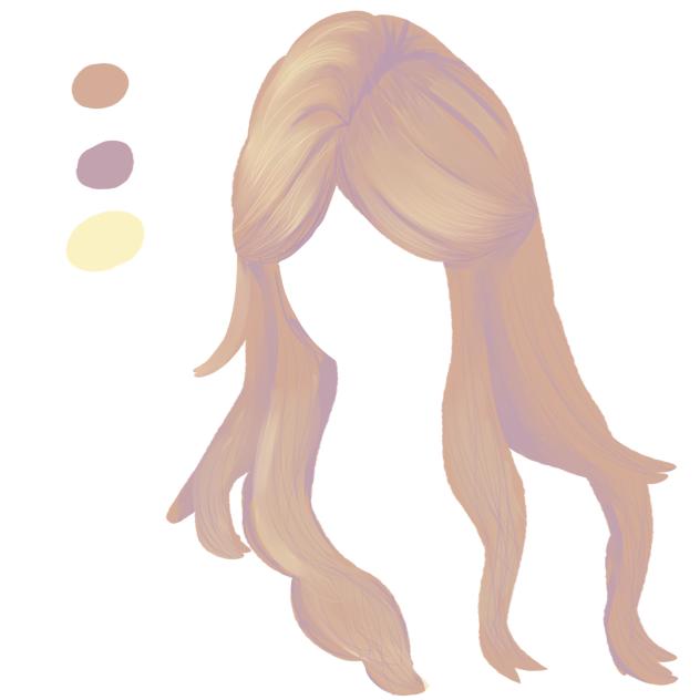 Hair (simple) - ibisPaint
