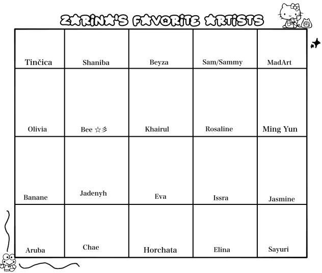 My Favorite Artists - Remake ver