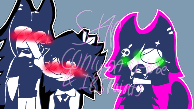 vid thumbnail for a vid I'm making - ibisPaint