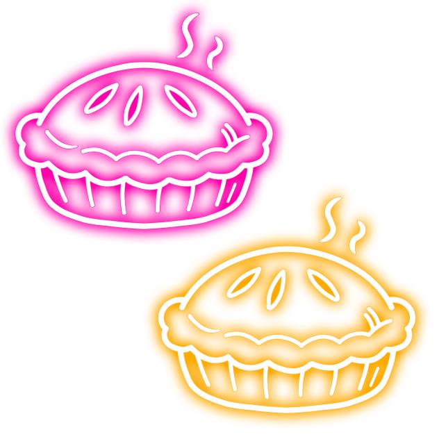 Neon Icon Pie 1