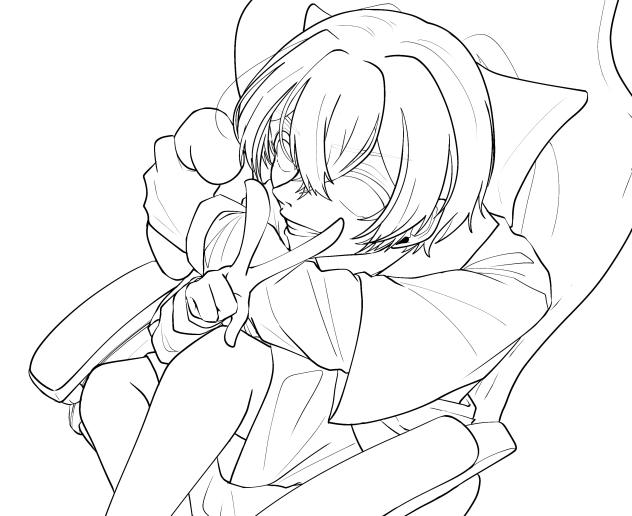 ゆあんくんの線画
