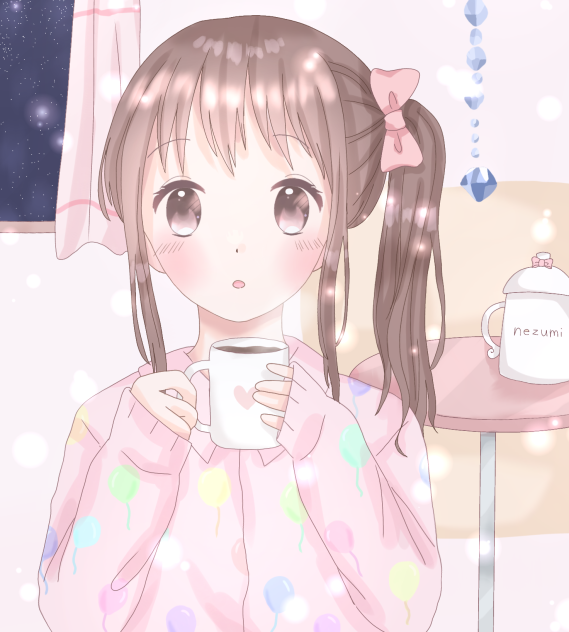 萌え袖に風船は可愛い説☆