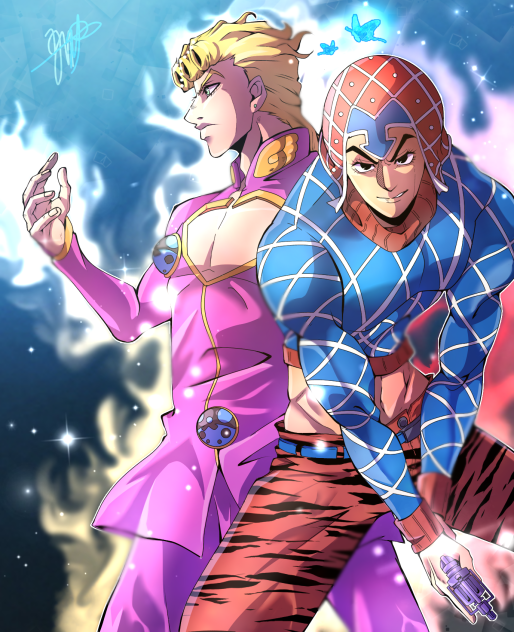 ジョルノ・ジョバァーナ&グイード・ミスタ - ibisPaint