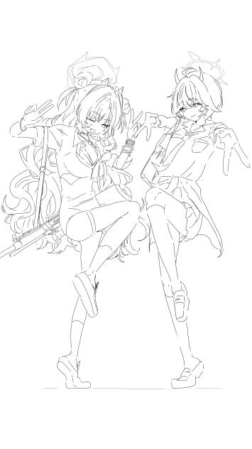 ゲヘナのぎゃる　線画