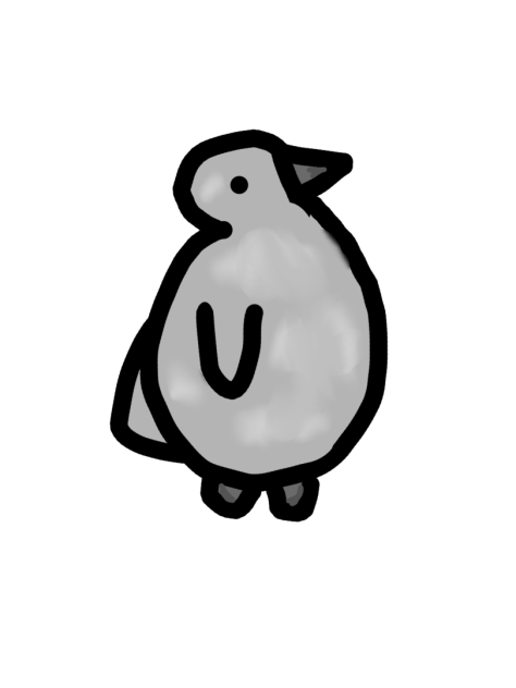 Baby emperor penguin
