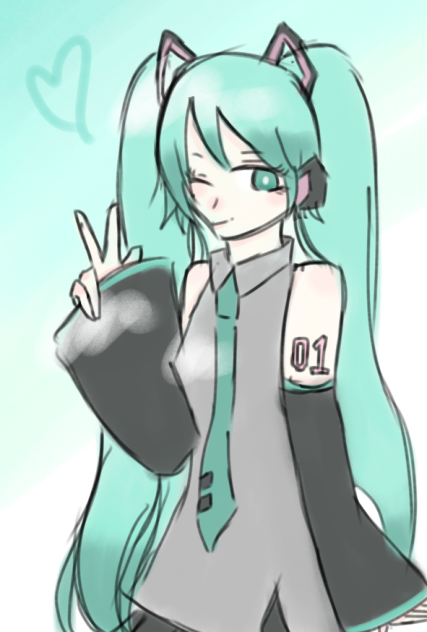 初音ミク　らくがき
