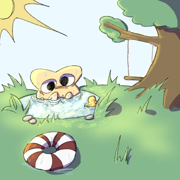 bro is chilling in that puddle🤑🤑