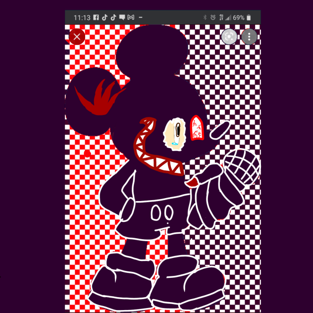 Me suicide mouse but corrupted