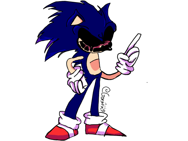 A normal sonic - ibisPaint