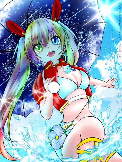 星川様の素敵線画塗らせて頂きました＆スターフォール2025