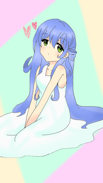 落書きふわふわ女子？