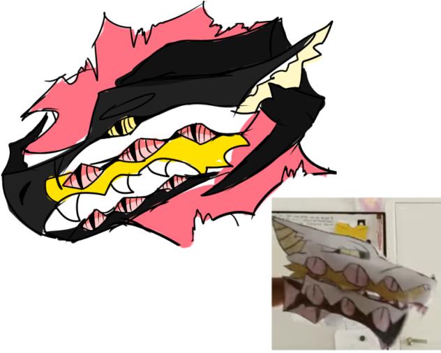 Dragon puppet redesign idea