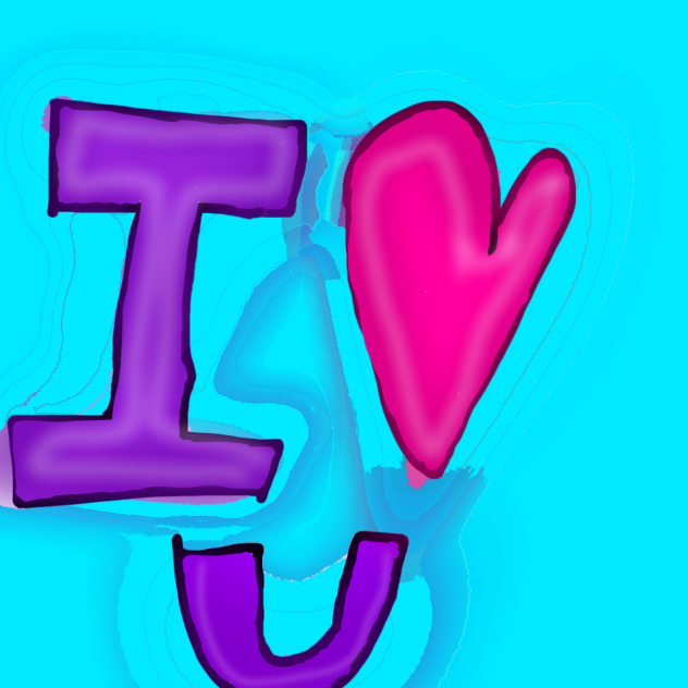 I ️ U - ibisPaint