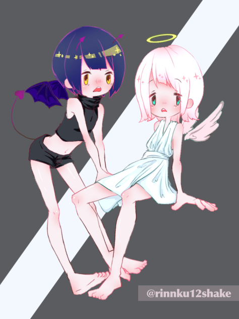 天使と悪魔 フリー