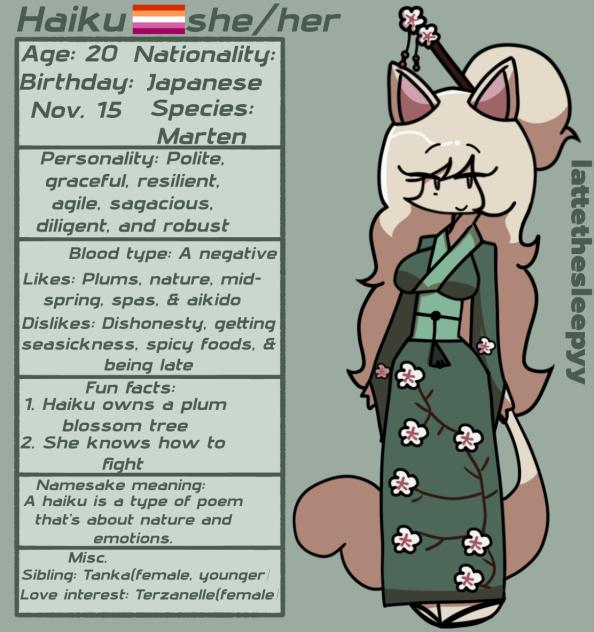 haiku ref sheet