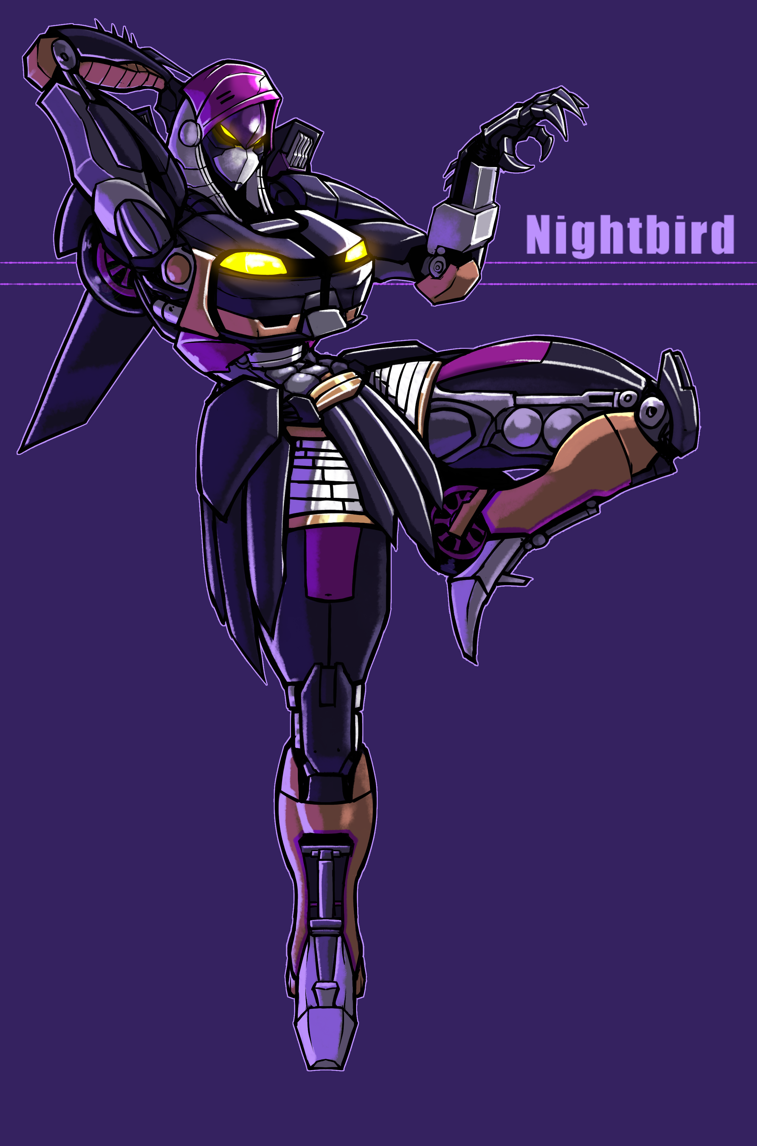 Nightbird terrorcon - ibisPaint