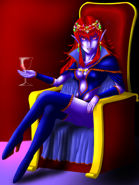 ー 夏の終わりの吸血乙女  ー  カラー