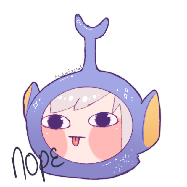 Sylvitubbie Sticker Nope
