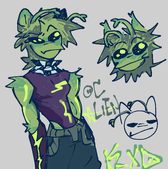 Oc versión alien - ibisPaint