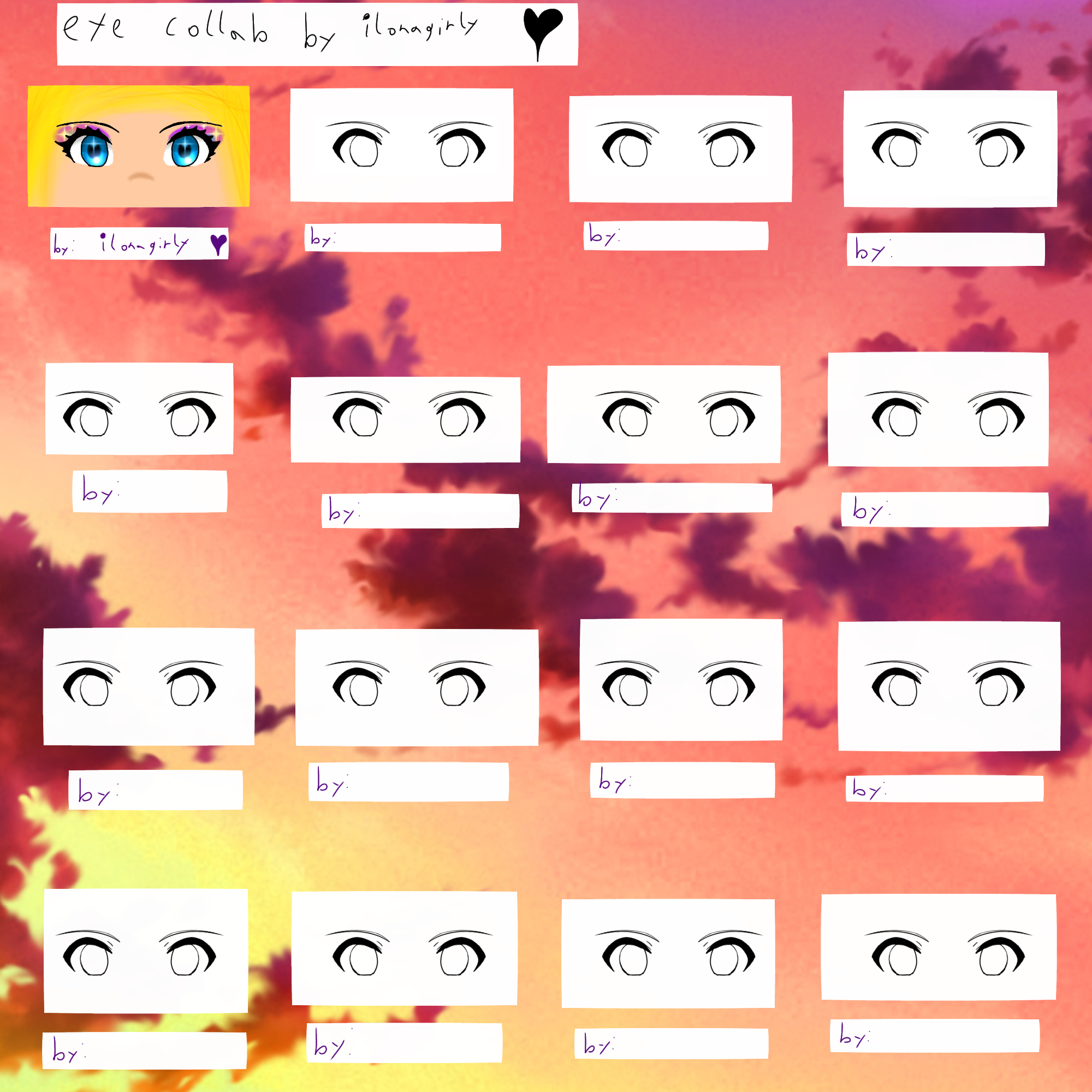 eye collab by me. - ibisPaint