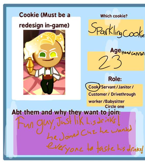 For Cookie Café!! I really hope this get