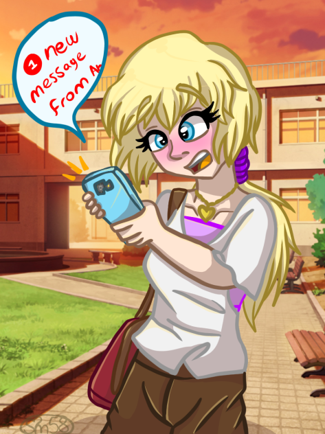 (College AU) Yuki Gets a Message