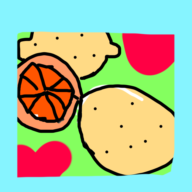 Lemon and tangerine.