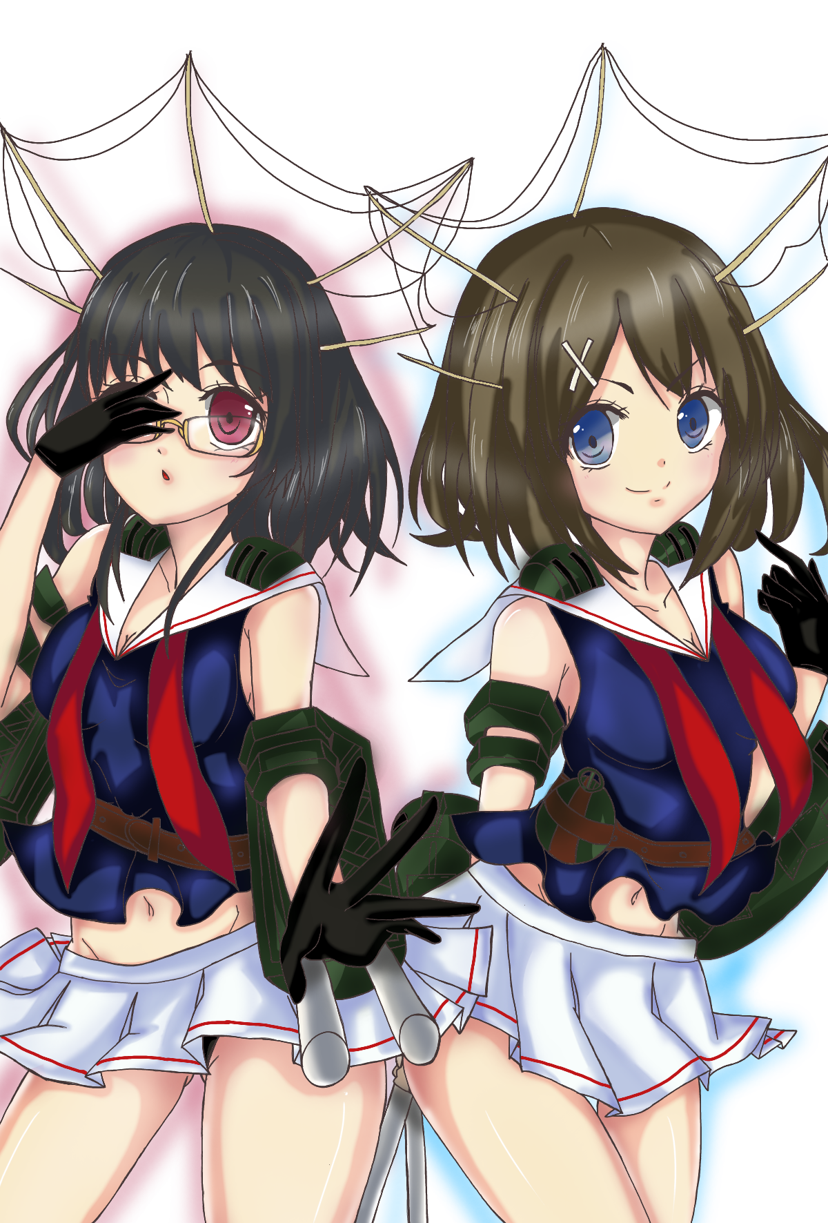 祝 摩耶 鳥海改二決定 Ibispaint