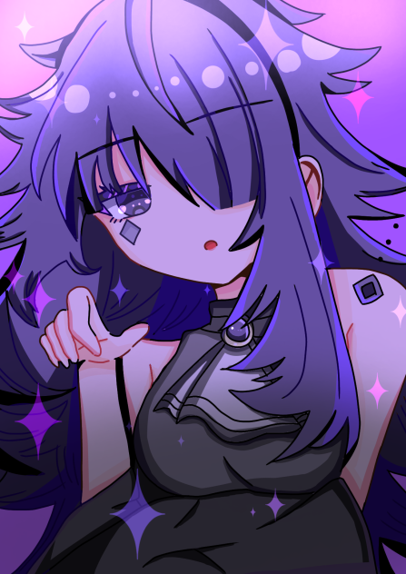 なごみの線画塗ったよ！