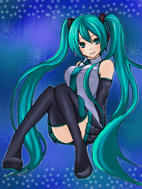 初音ミク 塗ってみた