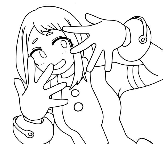 うららかな線画