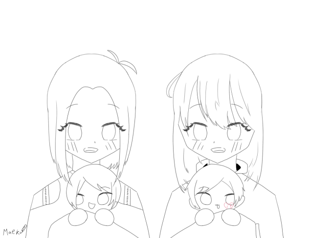 ラブ！線画