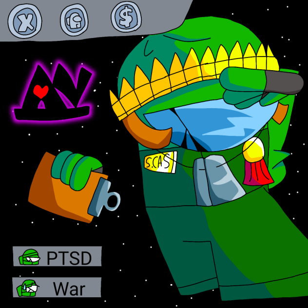 Vs. Rose Twins (PTSD & WAR) art 1