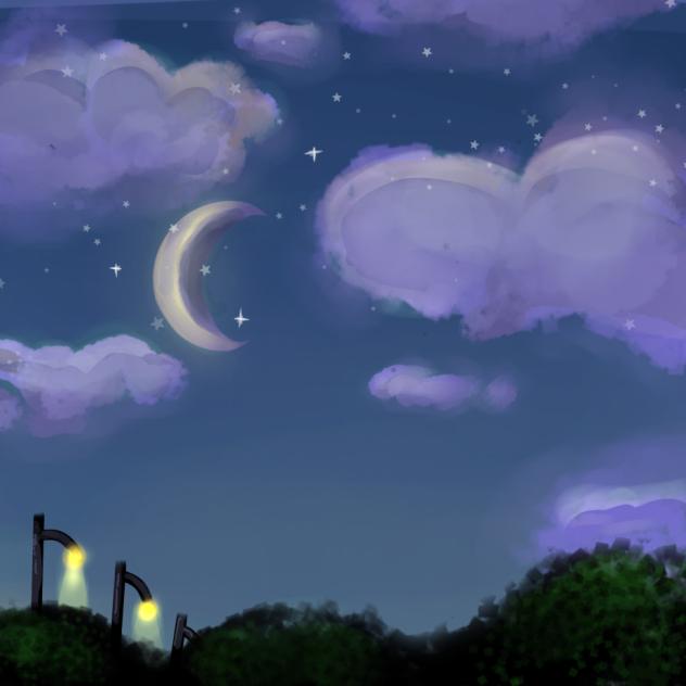 Night sky - ibisPaint