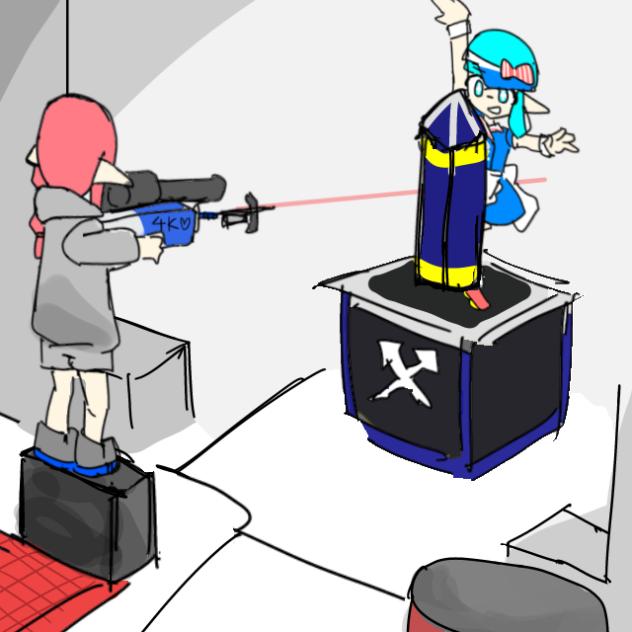 友「ヤグラで踊れば当たらないらしい」私「