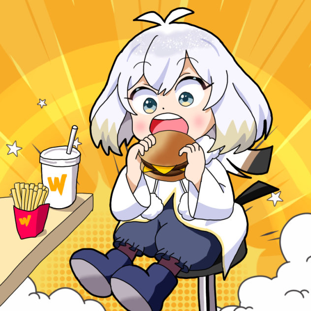 ハンバーガーエナガちゃん