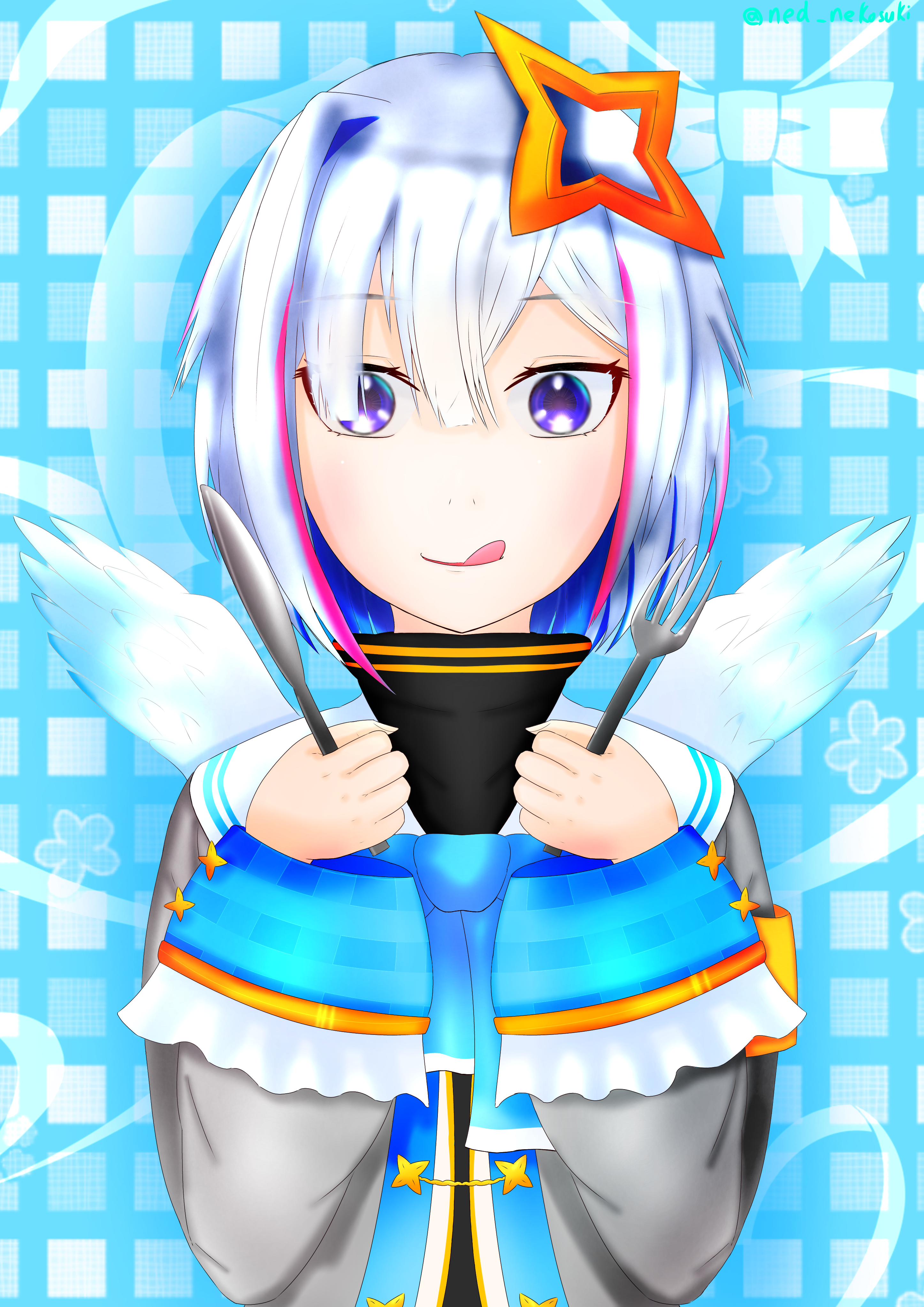 イラストタイムラプス ホロライブ4期生天音かなたを描いてみた Ibispaint Ibispaint