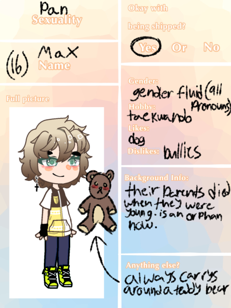 Character sheet - ibisPaint