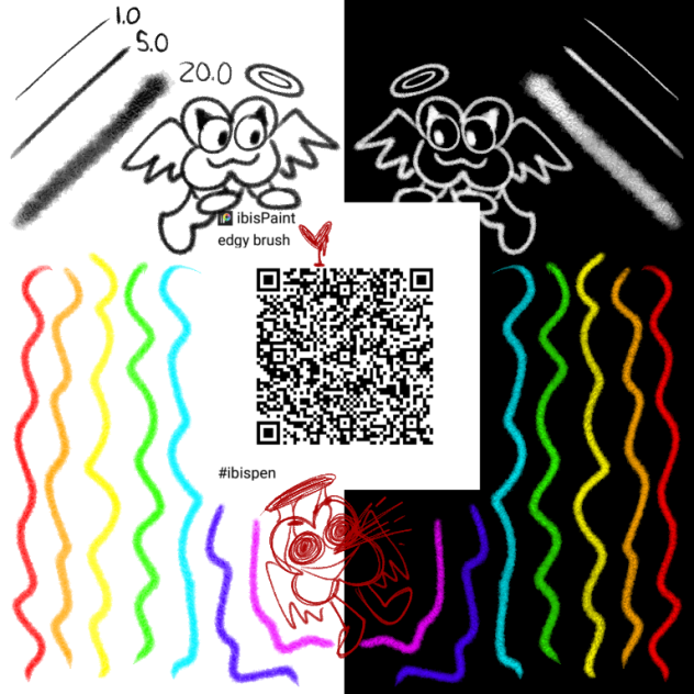 edgy brush - ibisPaint