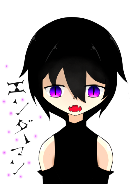 エンダーマン擬人化してみた